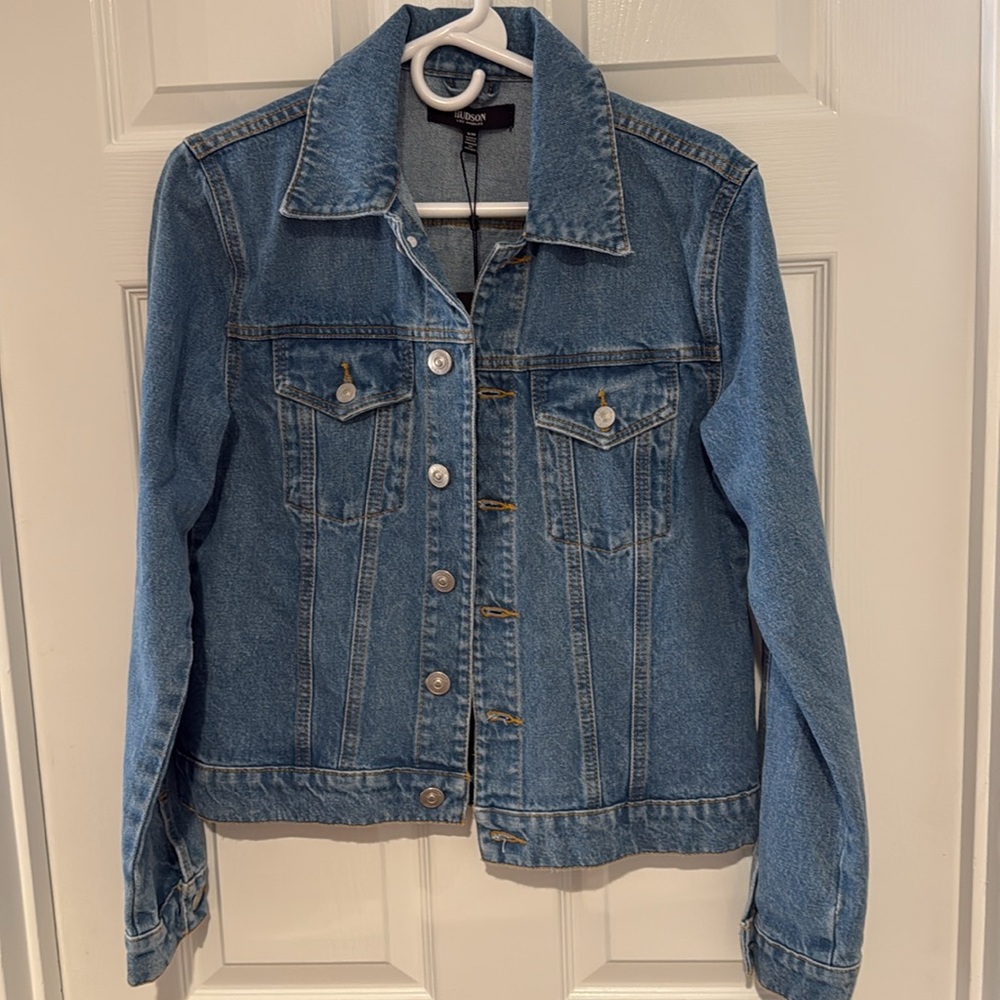 💙 NEW 💙 Hudson Jeans 💙 Jean Jacket 💙 Medium Blue 💙 Size S/M